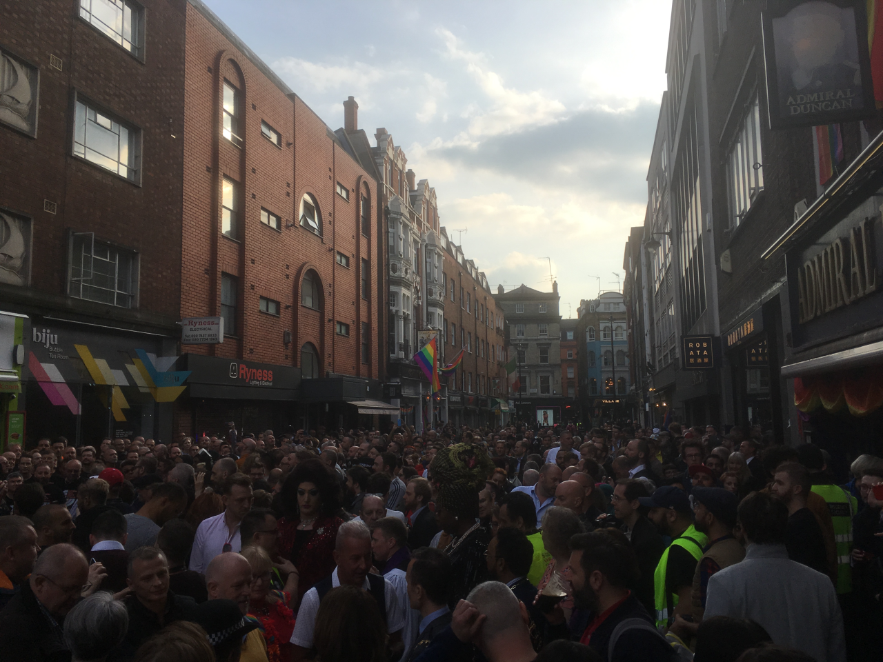 Figure 3. London Gay Men’s Chorus, Old Compton Street (London), 30 April 2019 (photograph by the author).