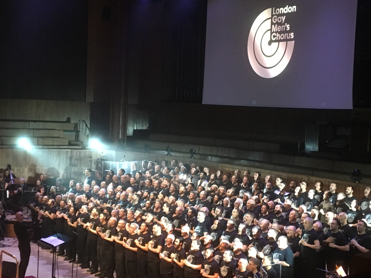 Figure 4. London Gay Men’s Chorus, Royal Festival Hall (London), 27 November 2016 (photograph by the author).