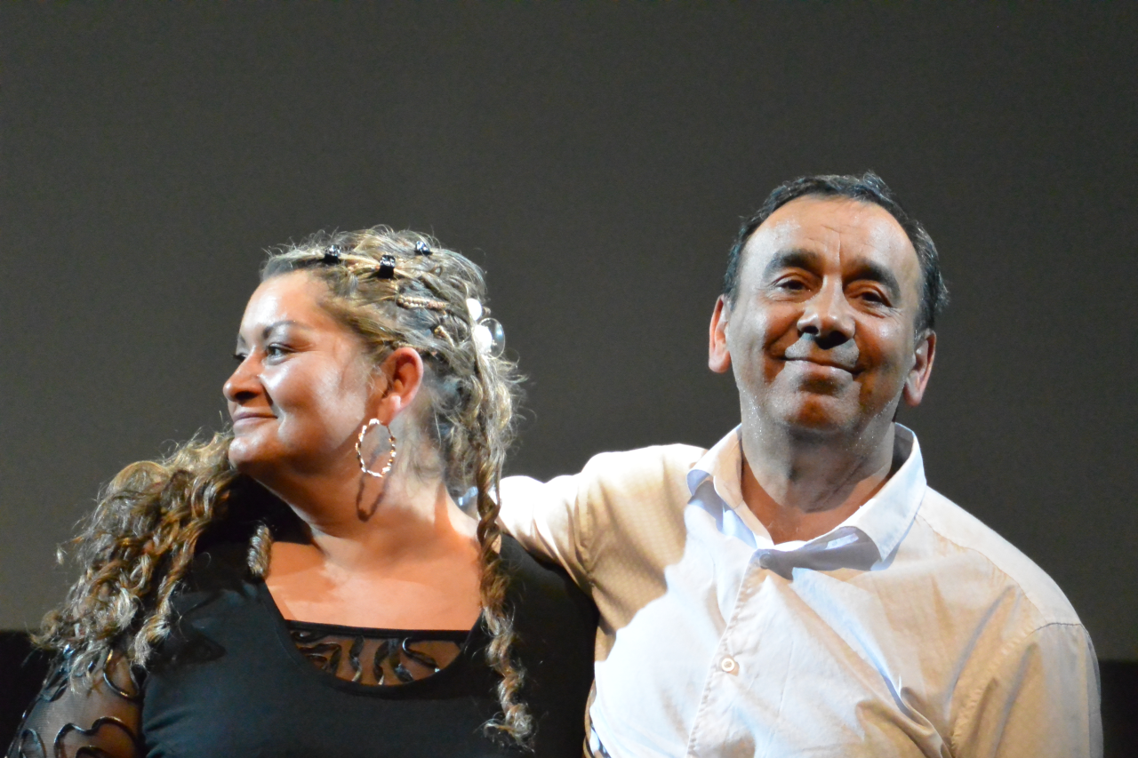 Figure 1. Soňa Horváthová and Gejza Bendig at the Terne Čhave concert, 21 March 2023, Vzlet, Prague (photograph by the author).