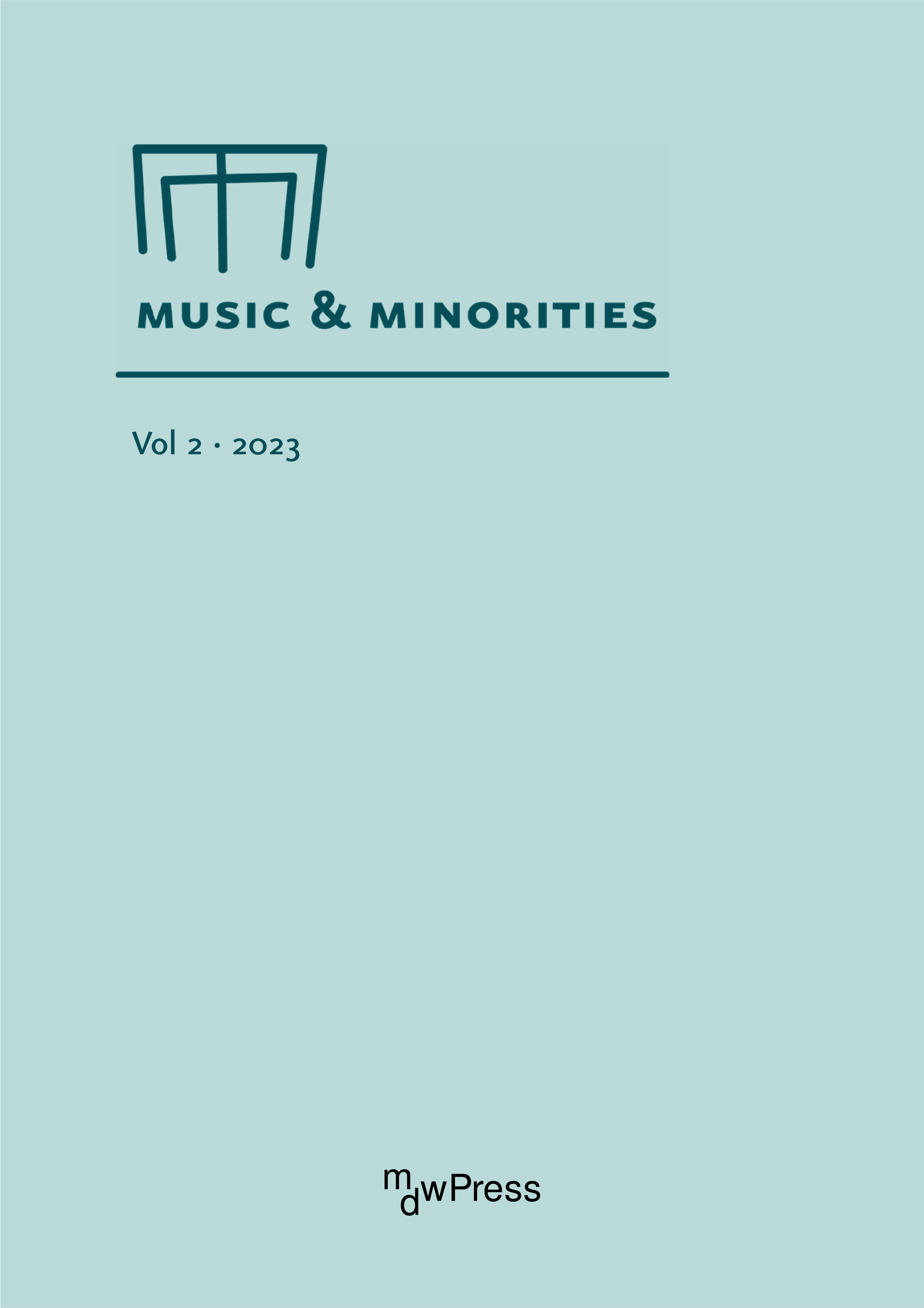 Music & Minorities Vol. 2 2023 cover with journal and publisher logos